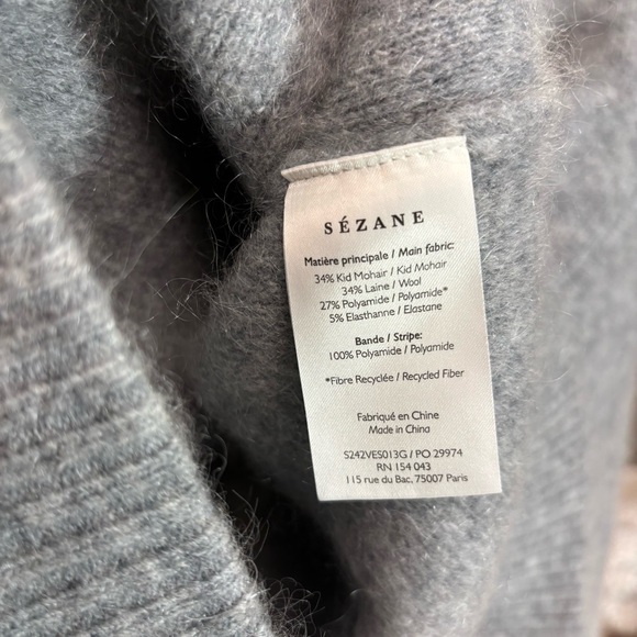 Sezane Eddy Jacket in grey - Picture 4 of 5